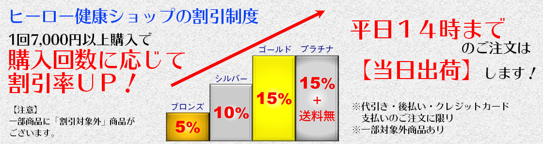 ヒーロー健康ショップ Topページ